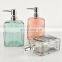 Fancy hot sale solid bathroom commercial liquid hand glass soap dispenser bottle
