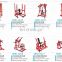 Commercial chest press machine gym plate loaded fitness equipment strength training Lat pull down gym machine