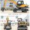 china brand shandong other farm machines excavator wheel excavator 8 ton new hydraulic big excavator