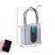 APP Smart Blue Tooth Rechargeable Ip65 Luggage Biometric Fingerprint Locks Padlock