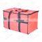 Portable Delivery Pizza Hot Food Bag Insulated Ice Bag Foldable Courier Bag For Cake Motorcycle