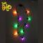 New Design Flashing LED Light Up  Glow In The Dark Necklaces For Halloween Christmas Party Decoration