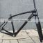 FLX-FR-502 : Carbon Glossy Cycling 650B 27.5ER Mountain Bike Frame MTB Fork : 17" , 19"