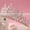 New design wholesale Leaf bridal  crystal rhinestone crown