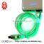 Led Llight illuminated Micro USB Cable Colorful USB Lighting Cable in Shenzhen