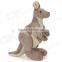 Hot sale! Lovely and new style mother and baby plush kangaroo toy