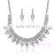 Wholesale women cubic zirconia bridal jewelry set