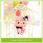 Cute Cartoon Charactor Soft Rubber KeyChain, Silicone Keyring