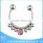 High Polish Angle Wing Clip On Septum Clicker Non Piercing Body Jewelry