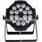 China dmx 512 indoor 18pcs rgbwa led par light dj up lighting