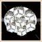 China Factory Economic and high quality led Flush Mount crystal ceiling chandelier for Project with promotional price