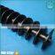 ODM cnc machined black nylon hdpe ldpe pe uhmw-pe plastic screw conveyor for industry