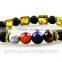 New Products Wholesale Lava Stone Beads Natural Stone Bracelet Jewelry, Stretch Yoga