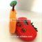 New Style Functional Tomato Orange Fruit Set Electronic Countdown & Count up Mini Cute Kitchen Timer for Refrigerator