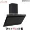 GS Approved 90cm Black Glass Finger Touch Switch Range Hood