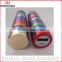 Colorful cylinder style mobile power bank portable for recharging