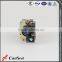 Even button spring return metal mechanical pushbutton