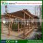 wood plastic composite pergola 3x3m made by environmental WPC material
