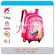 XIANGFENG Cartoon Nylon School Bag With Trolley