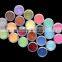 24Pcs Color Glitter Dust Powder UV Gel Decoration Tool Nail Art Tips Design Kits