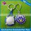 High end America couple keychain soft enamel color key chains