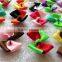 two color popular grosgrain ribbon bow,satin gift ribbon bow pre-made bow