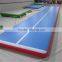 Red side colour inflatable gymnastics mat 20cm thickness