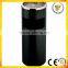 stainless steel staircase KTV hotel lobby waste dustbin trash bin
