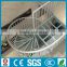 prefabricated indoor aluminum glass spiral stair design