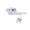 Furniture lock and steel cabinet lock with zinc material