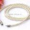 Lady Girl's Exquisite Faux Pearl Glass Beads Bracelet Bride Wedding Jewelry