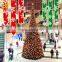 Christmas plastic tree christmas decoration theme for shopping mall