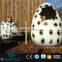 BY-DY-041510 Amusement Park Handmade Fiberglass Hatching Dinosaur Eggs