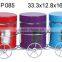 CP085B 3pcs Glass Jar Set With Metal Casing and Rack