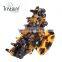 Fashion jewelry 2015 acrylic mix color flower hair bands jewelry for women
