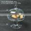Dessets tray glass transparent covered cake plate with dome cake stand