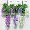 Artificial Wall Hanging Wisteria Flower Vine/Rattan Decoration With Cheap Price