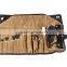 Custom high quality waxed canvas leather tool roll bag