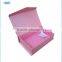 clothing packaging paper box with ribbon and custom design