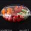 Top grade quality round transparent disposable plastic fruit container