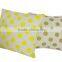 10*10'' Fancy decorative yellow dots bolster pillow