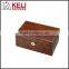 Grainy paper MDF wooden jewelry box
