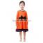2016 latest children Christmas frock design baby girls one pieces cotton long sleeve red frock Christmas