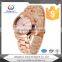 customize rose gold hand watch for girl ladies