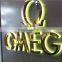 Shopping mall stainless steel LED backlit word signage