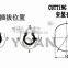 the new lock cylinder of security lock for cam lock in furniture locks