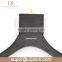 HRW-8600B Hot Sale Classsical Flat Black Ashtree Wood Clothes Hanger
