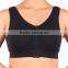 S-SHAPER Genie Zip Bra With Pad Seamless Bra With Removeable Pads Yoga Sport Zip Front Bra With Box