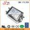 Manufacturing Machines Single Phase input EMI Filter 220V