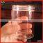 Tableware Storage Container Round Shape Transparent Good Quality High Borosilicate Thread Glass Jar